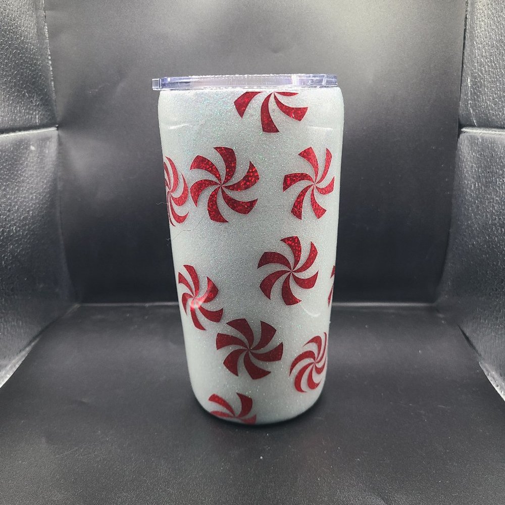 Peppermint Swirl Fatty Tumbler 20 oz.